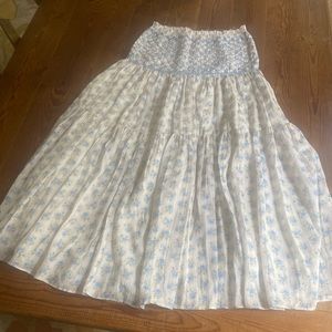 LoveShackFancy Swift MIDI skirt